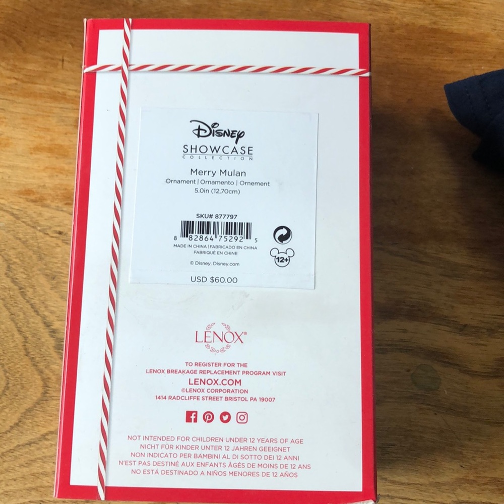Mulan Lenox Ornament - Picture 2 of 4